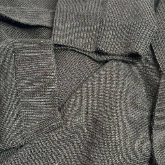 Talbots black wool turtleneck belted sweater dress size XL - Picture 13 of 13